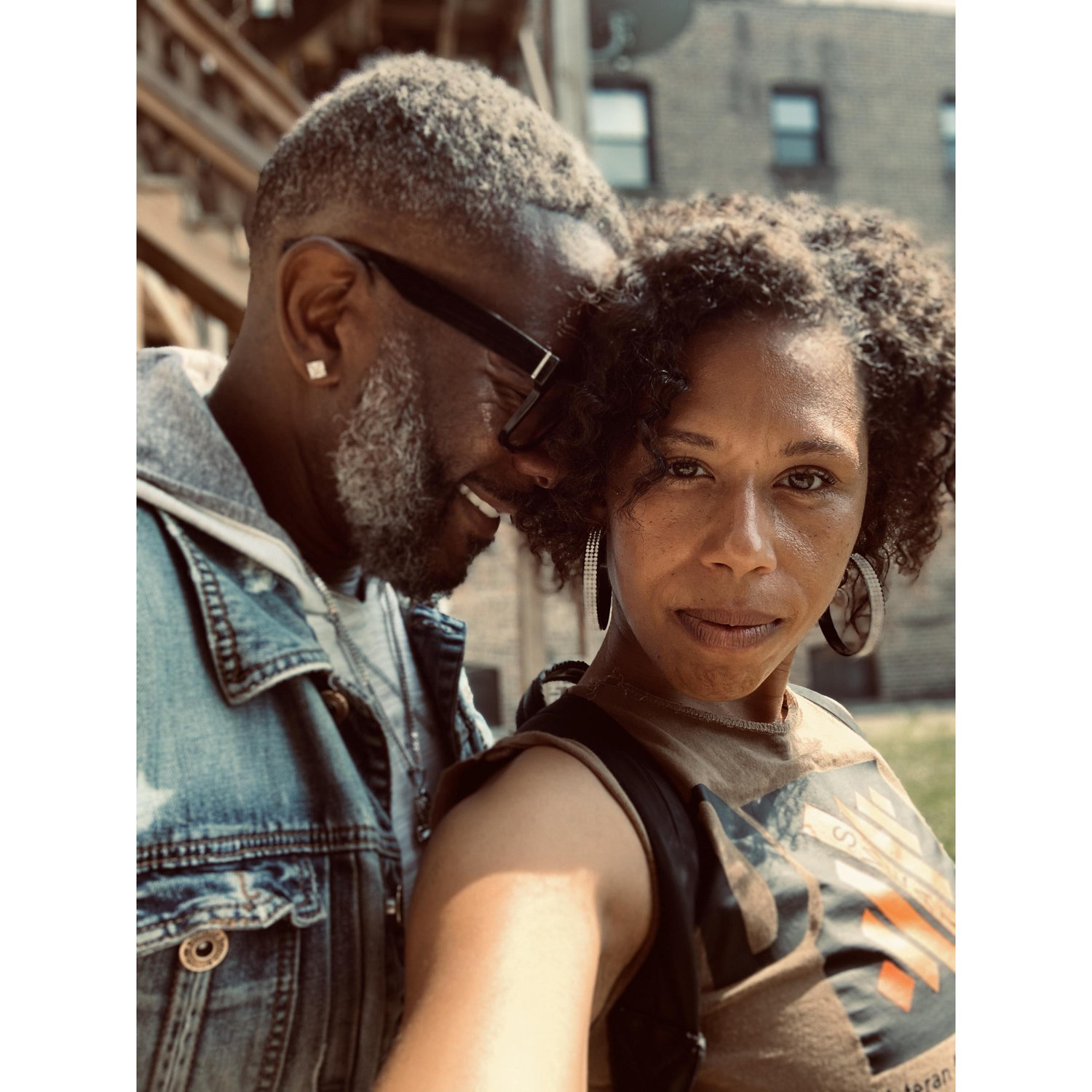 Right before a romantic bike ride Juneteenth