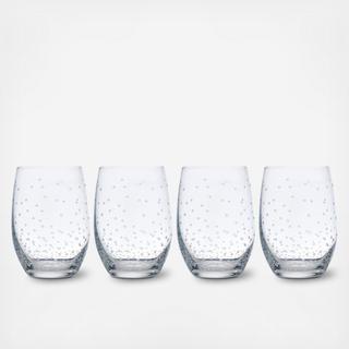 Celebrations Stemless Wine Glass, Set of 4