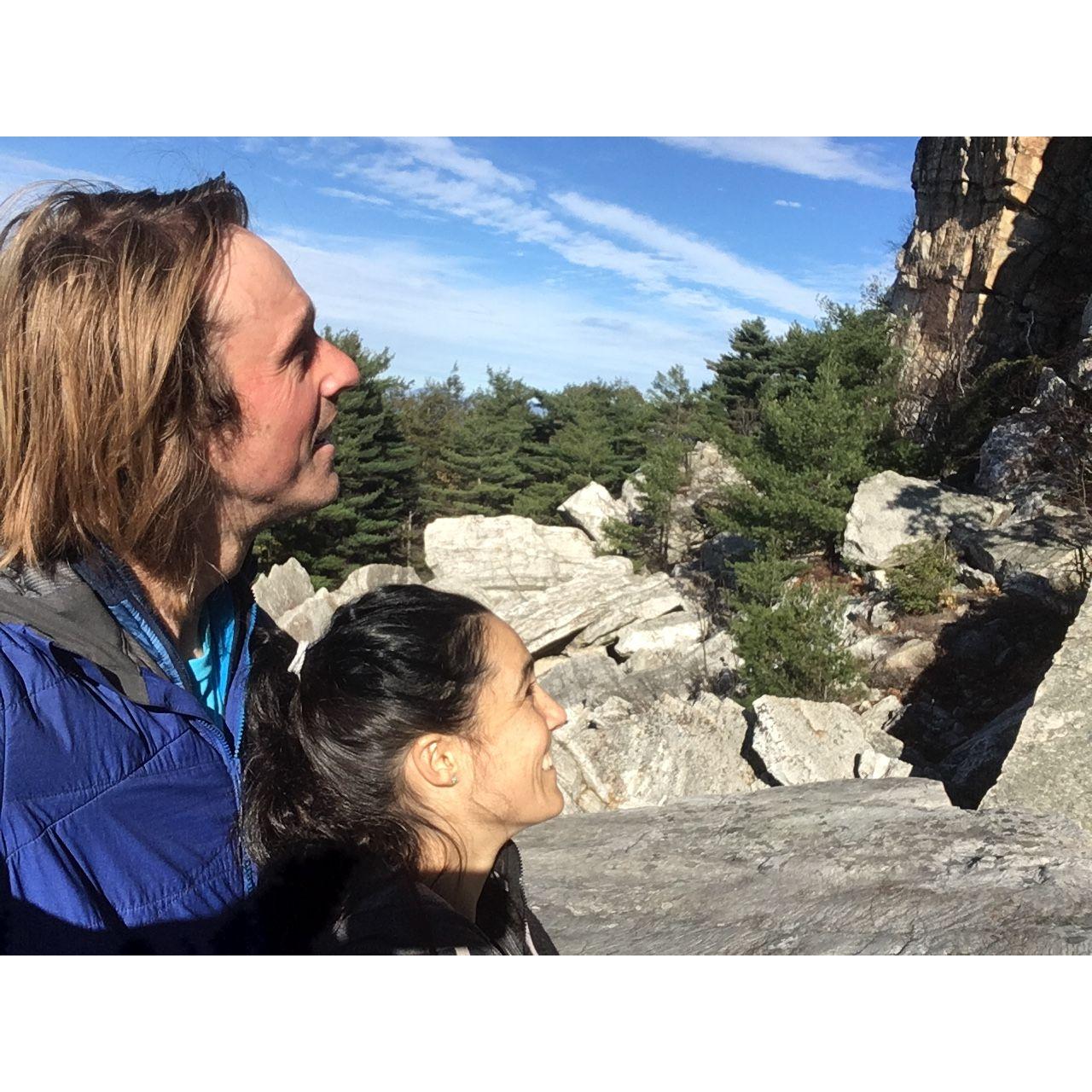 Hiking the Labyrinth on Thanksgiving