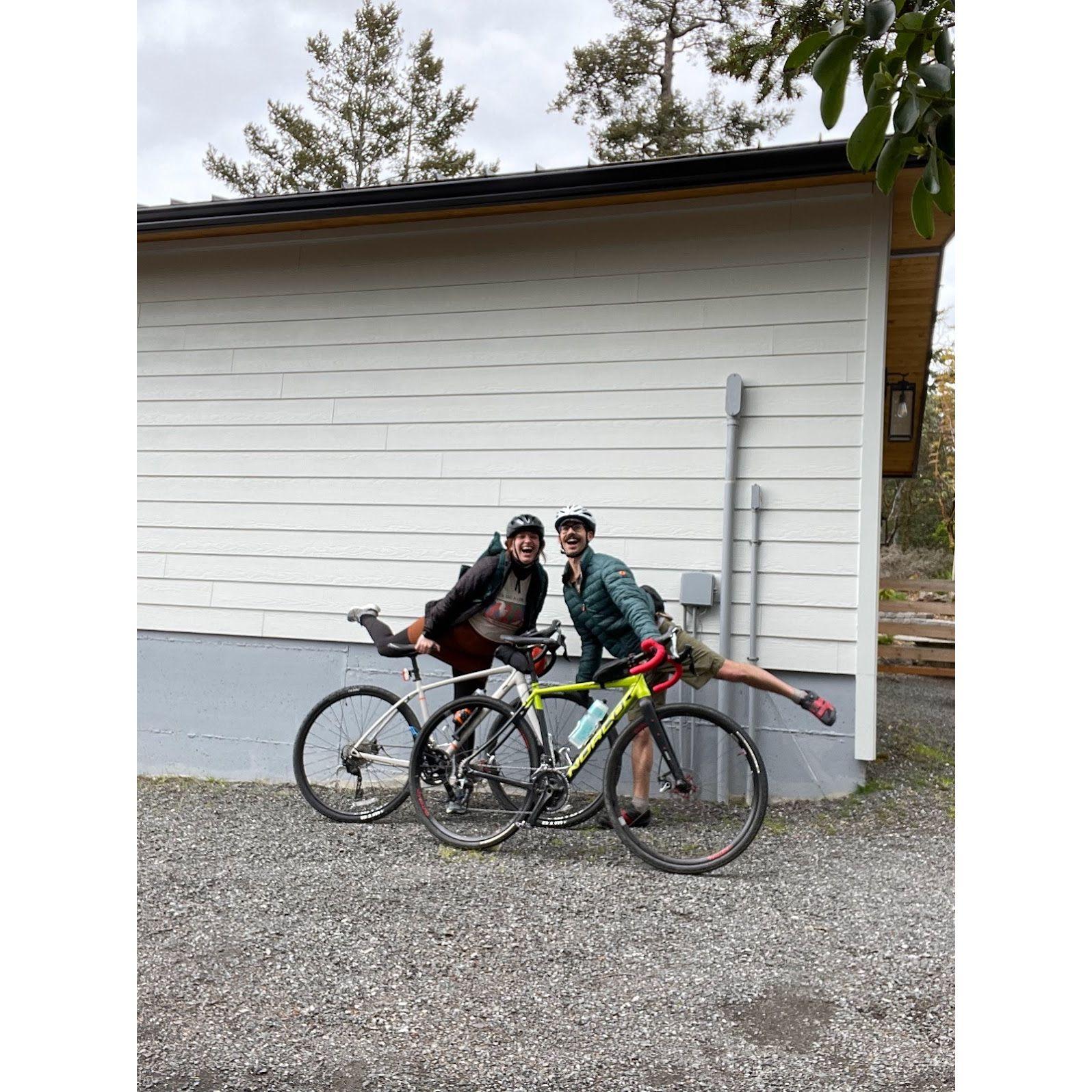 Biking in the San Juan Islands