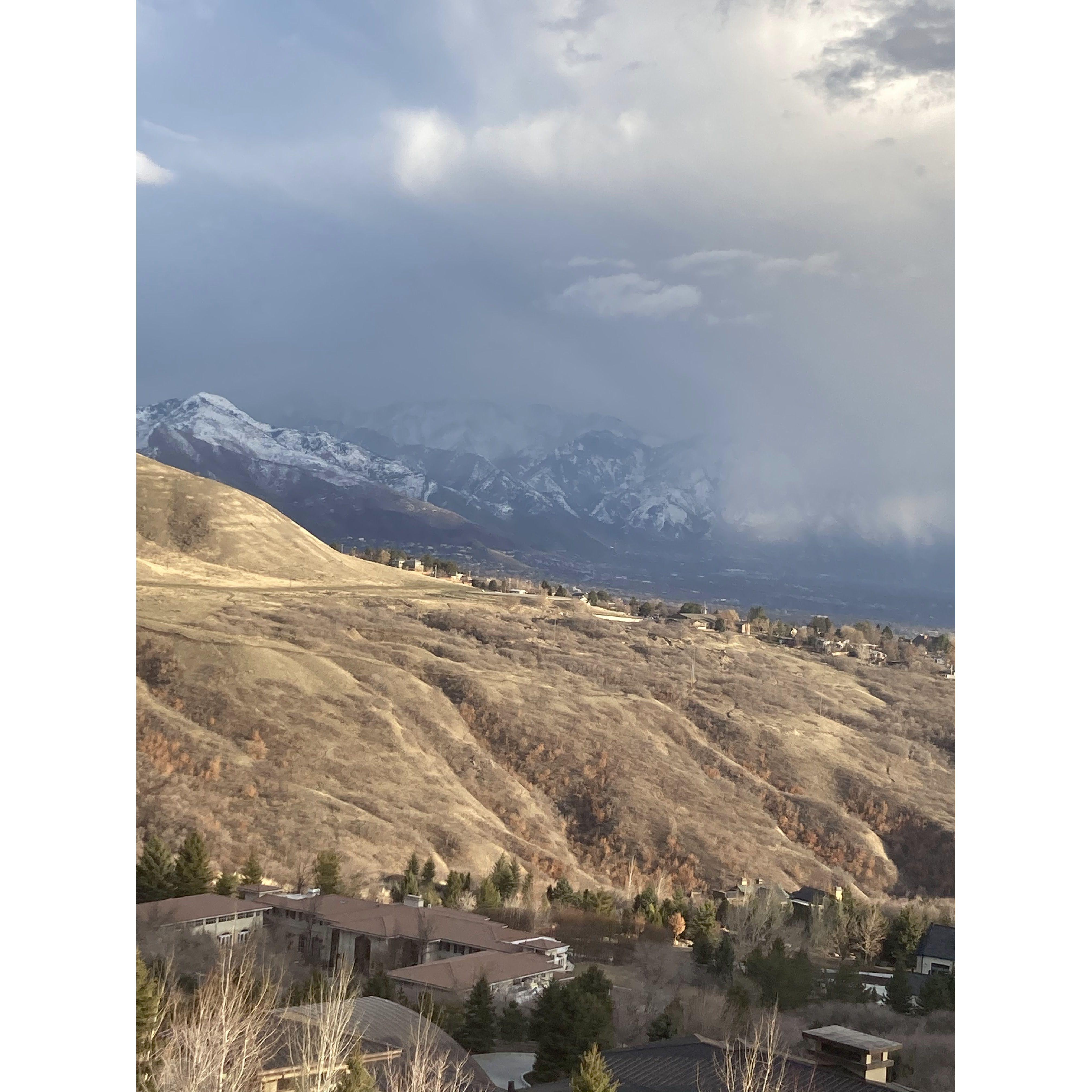 After freezing to death on the patio with a heat lamp, Doug and Colleen decided to see each other again. Another COVID date w "beautiful" weather for outdoor adventures. They hiked City Creek Canyon