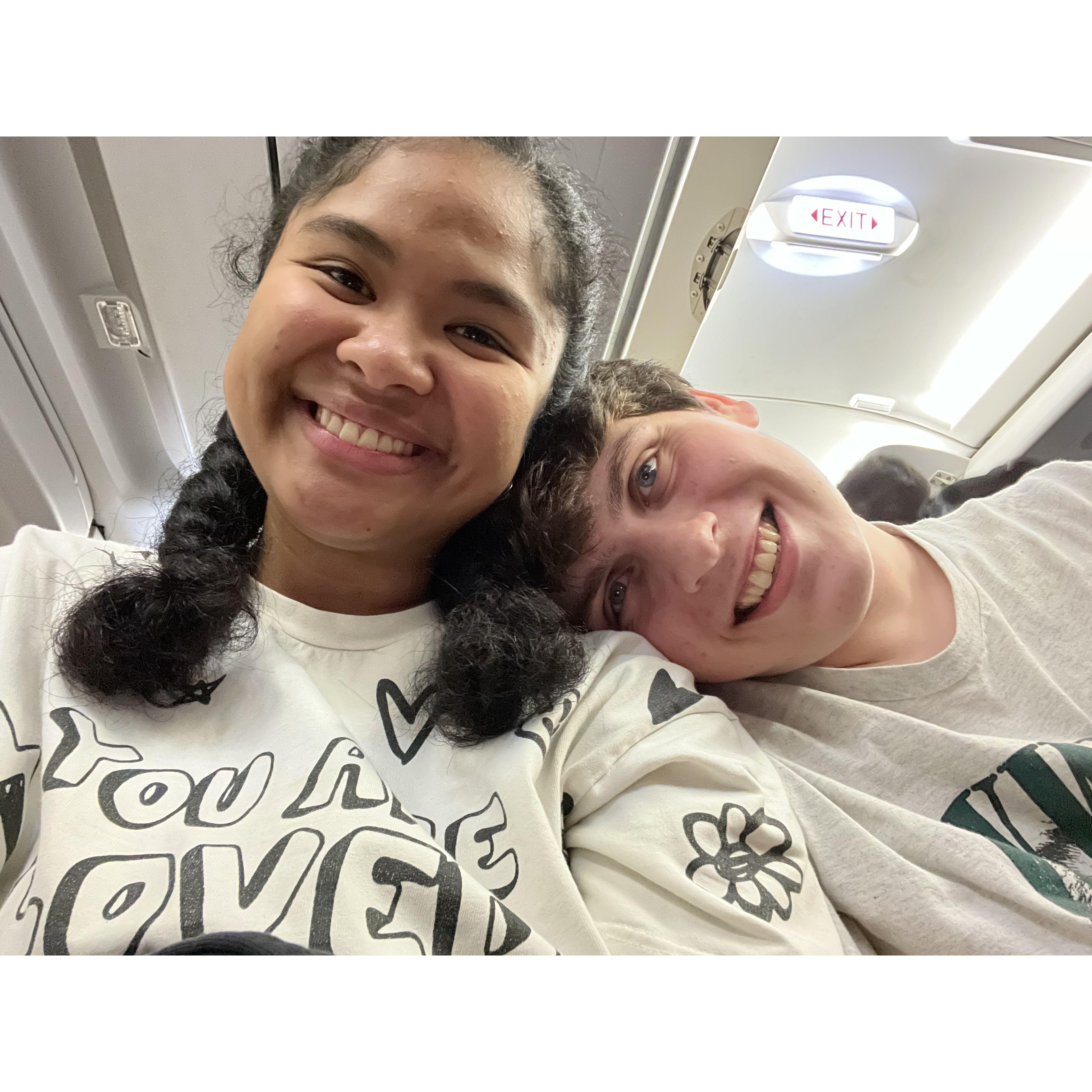 (August 12, 2024):  We went to Texas to see Joysi's family. Sleeping on the floor of the airport was a humbling experience.