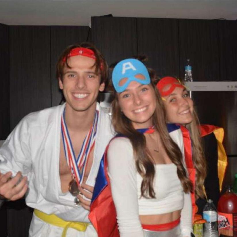 The first Halloween party at Elijah's college house that I went to. We were not yet dating for almost a year after this photo.