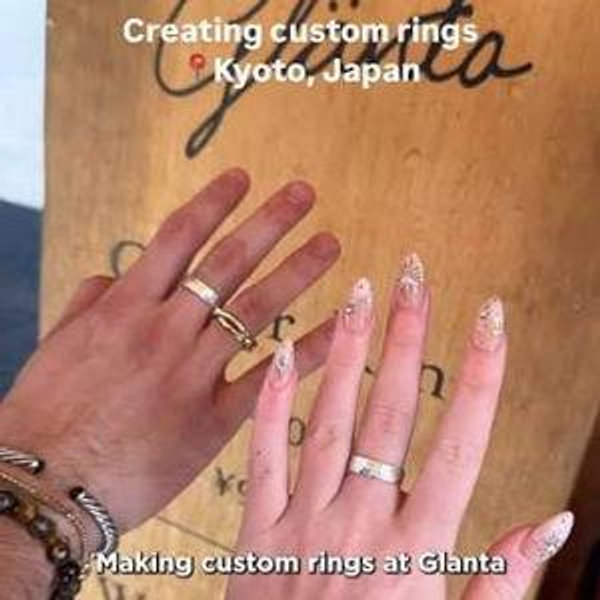 Custom Ring Making Workshop in Kyoto (x2)