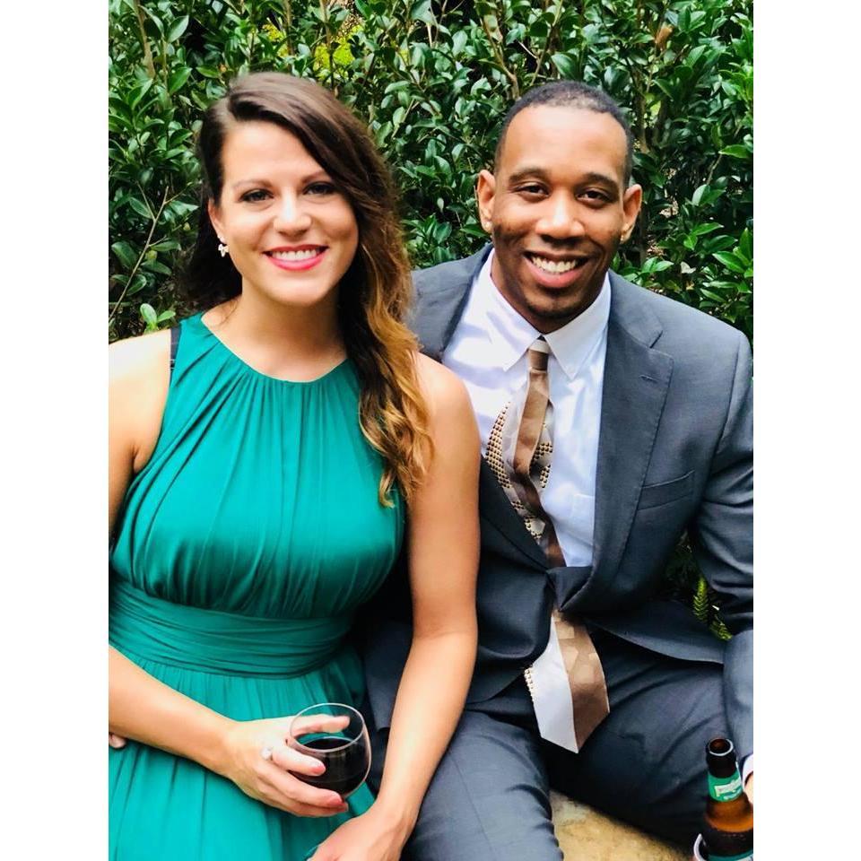 Holly and Adam's wedding Oct 2017/one of our first photos together