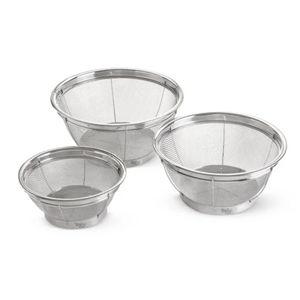 Stainless Steel Mesh Colanders, Set of 3
