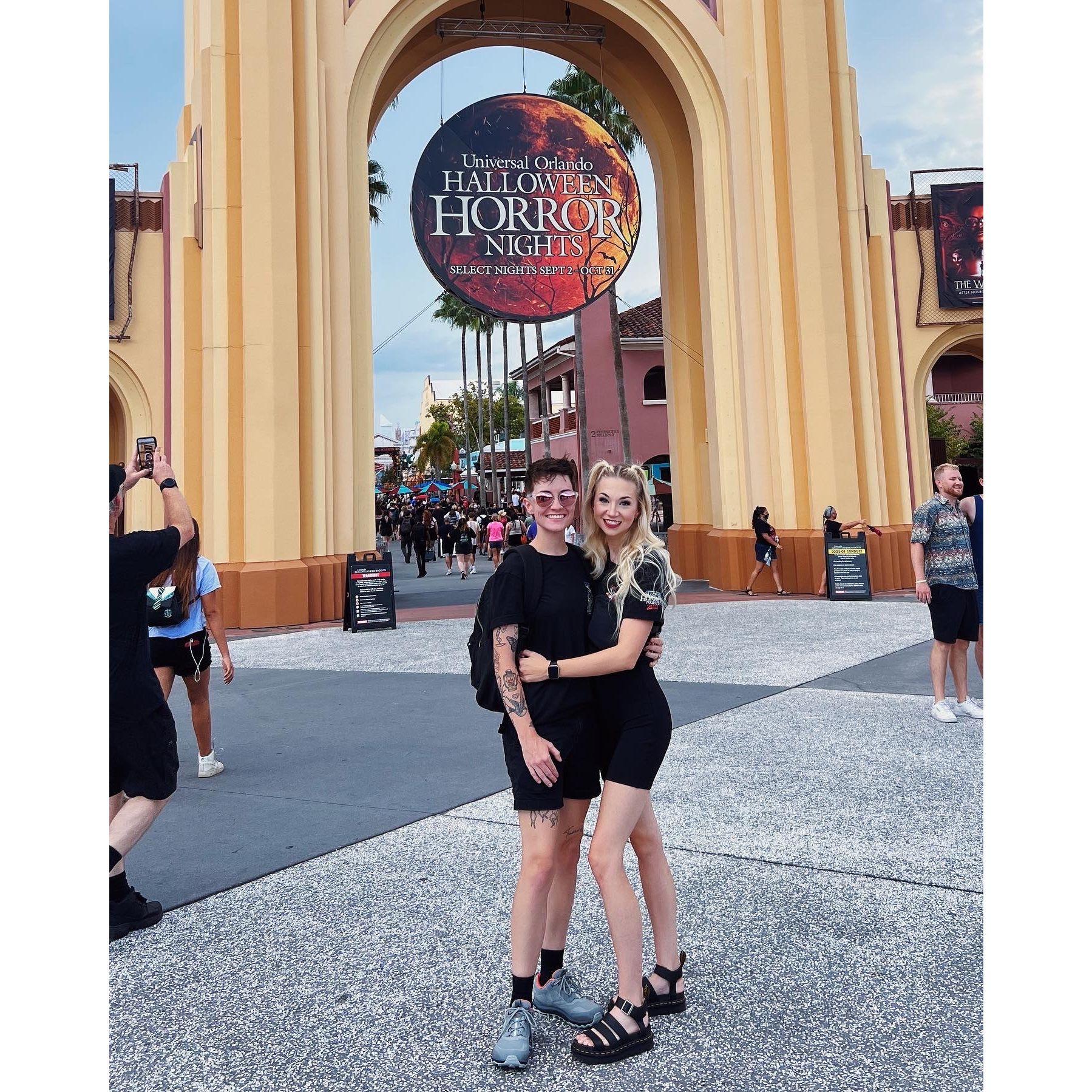 Our second Halloween Horror Nights together! September 2nd, 2022