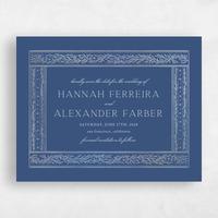 Blue Wedding Save the Date - Viridian Landscape