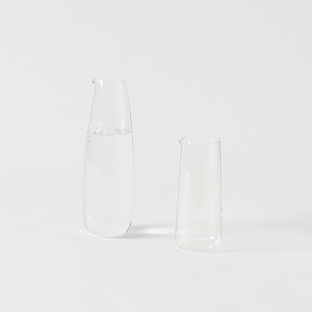 R+D Lab Clear Glass Table Carafe