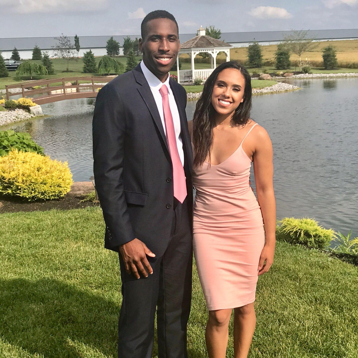 Our first time attending a wedding together - 2017