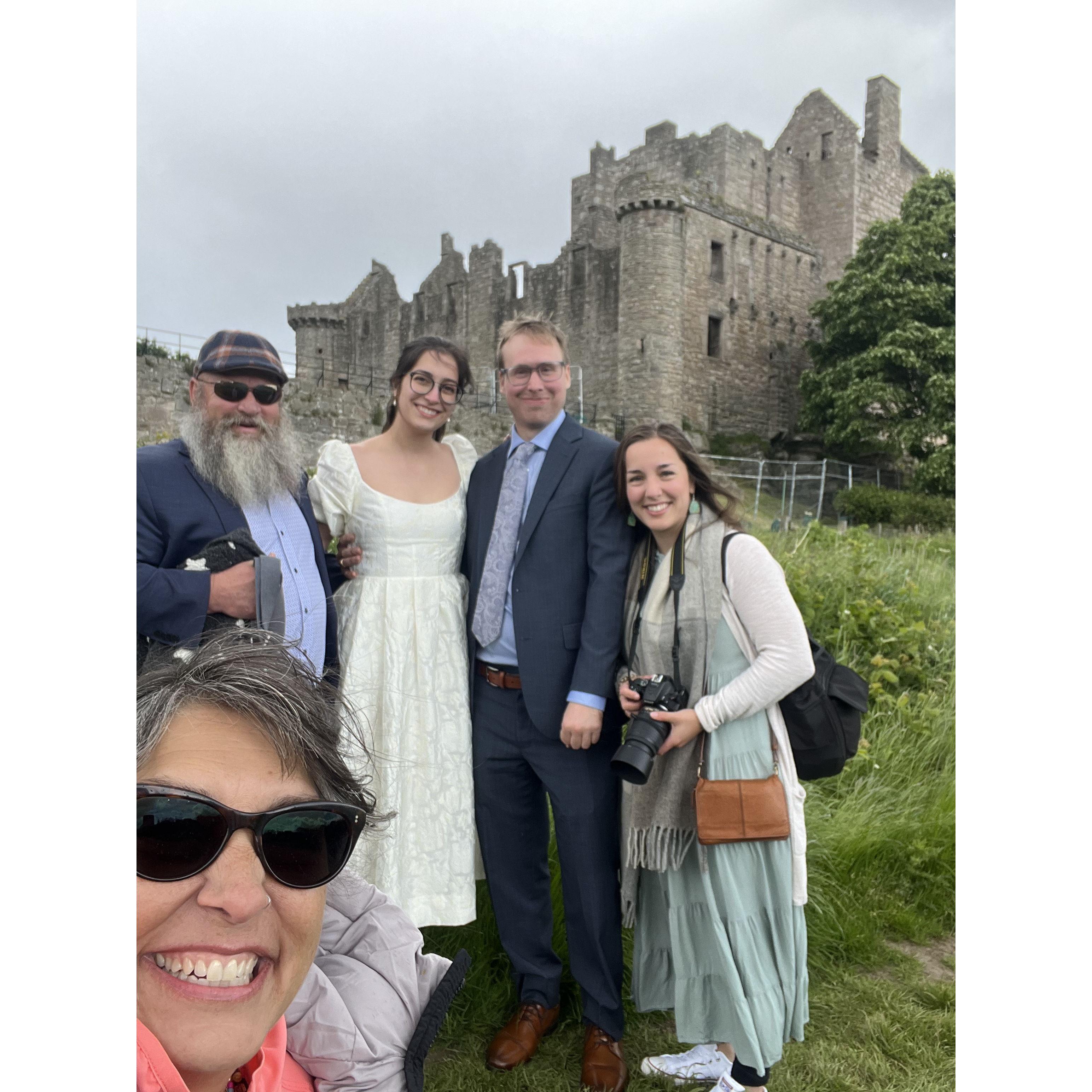 The proposal at Craigmillar Castle - June 2024