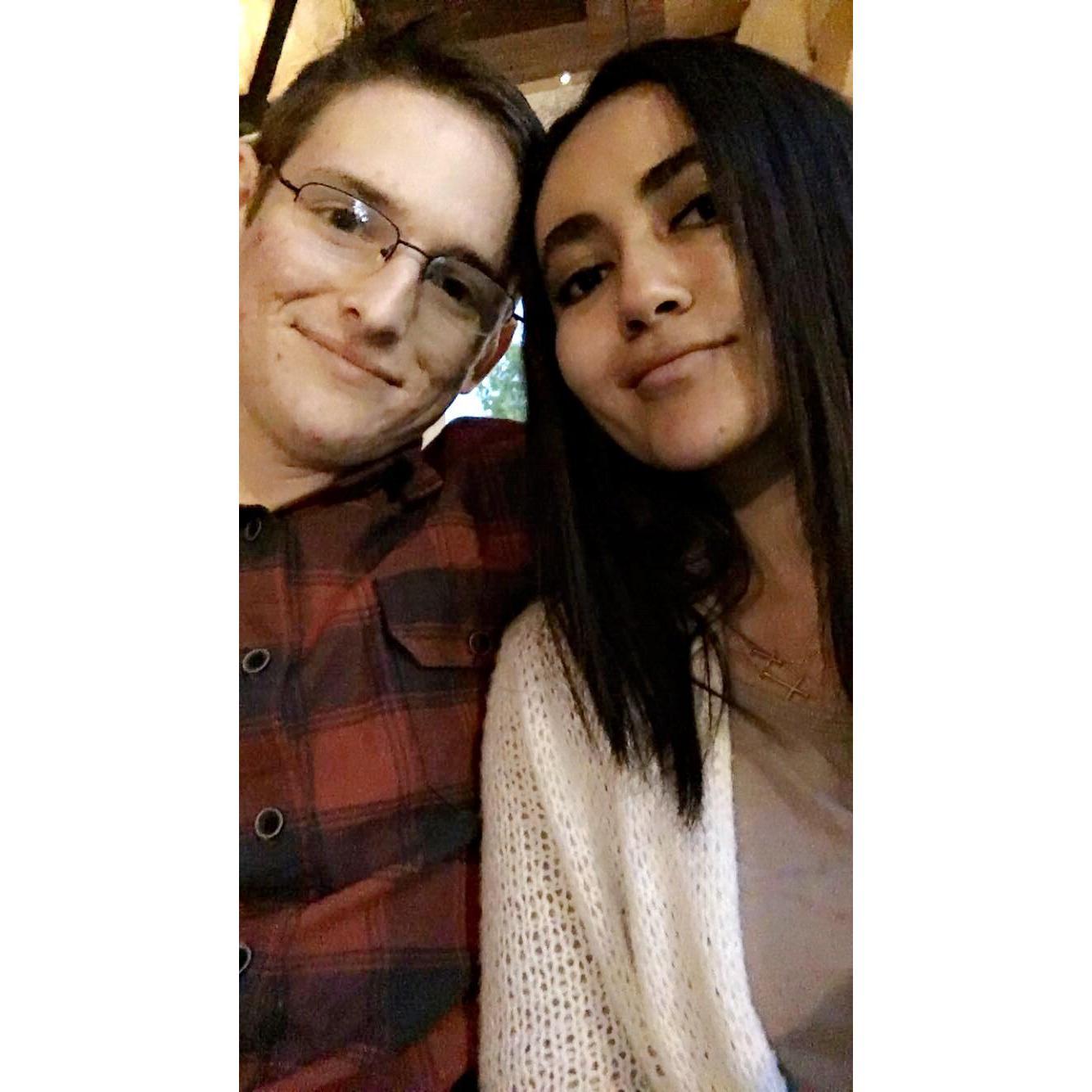 Celebrating 5 months of dating. 11/11/16