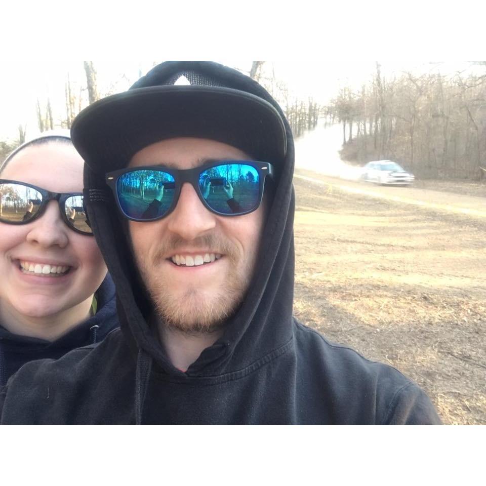 The one (and only) time Jake got Aury to go to a rally race with him