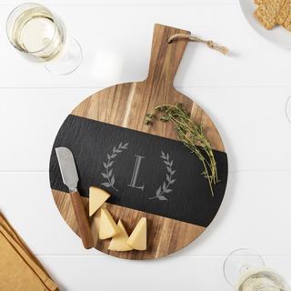 Personalized Round Serving Board
