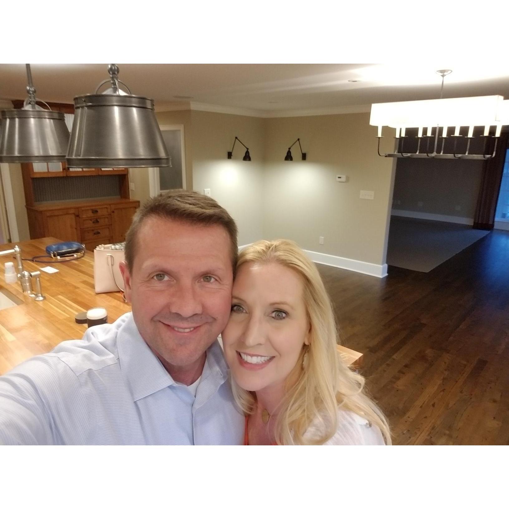 First picture in the house before moving in