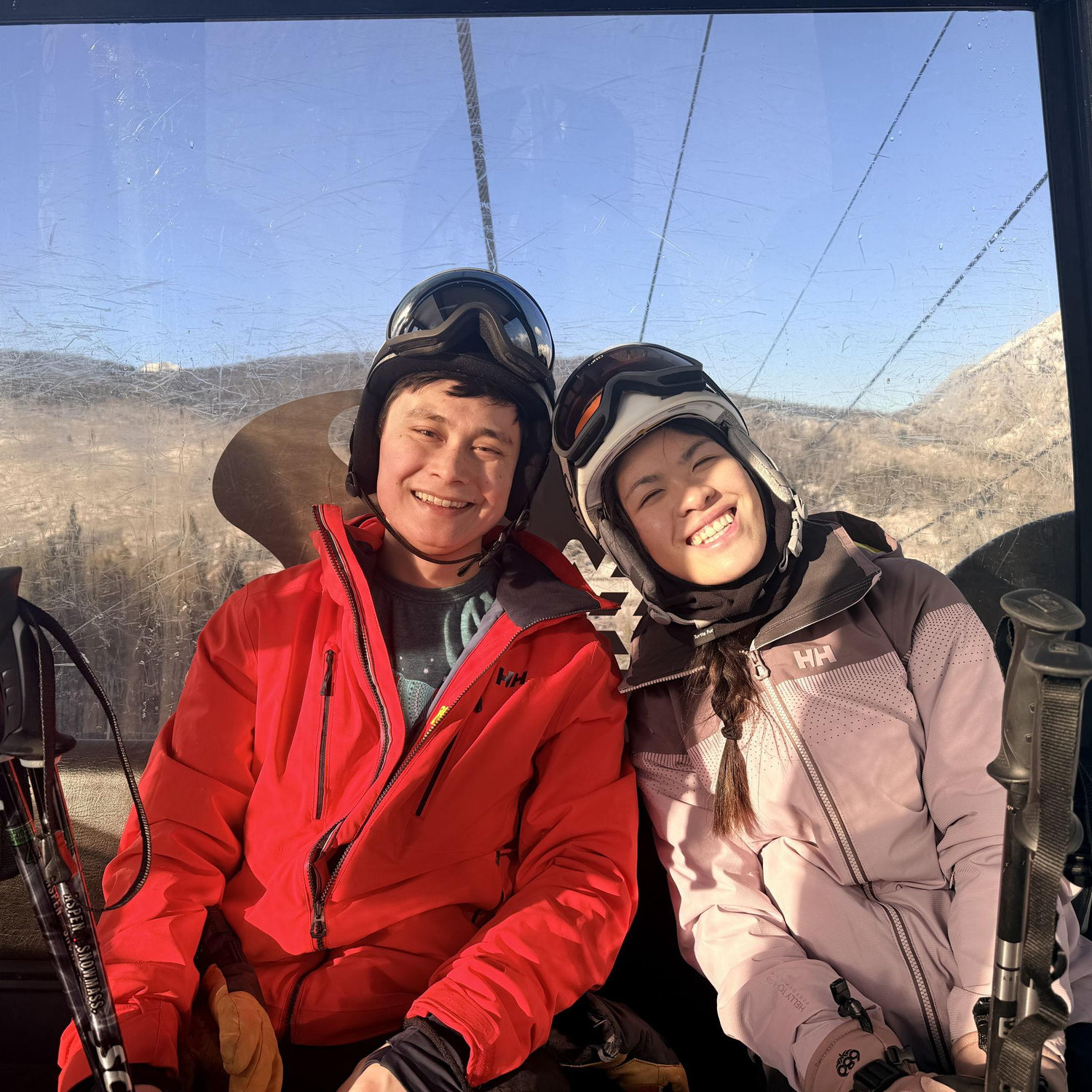 One of our many impromptu ski trips