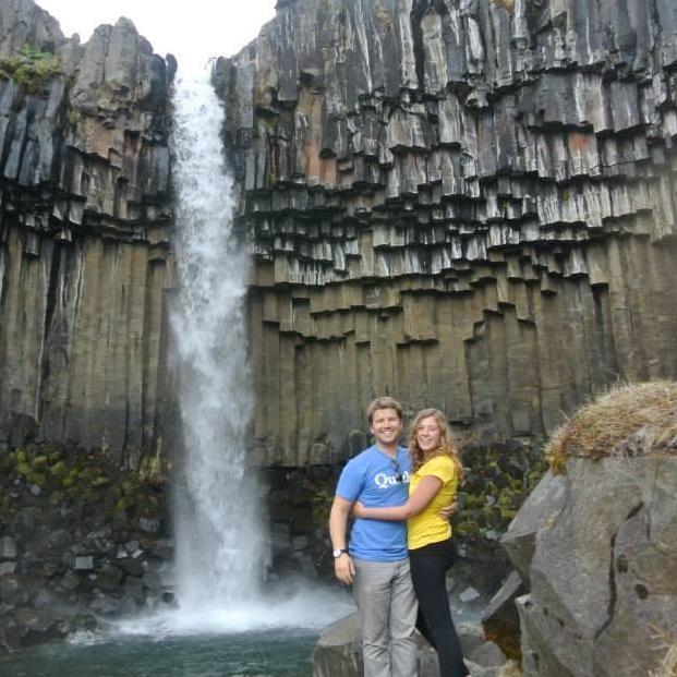 Exploring Iceland together in 2014.