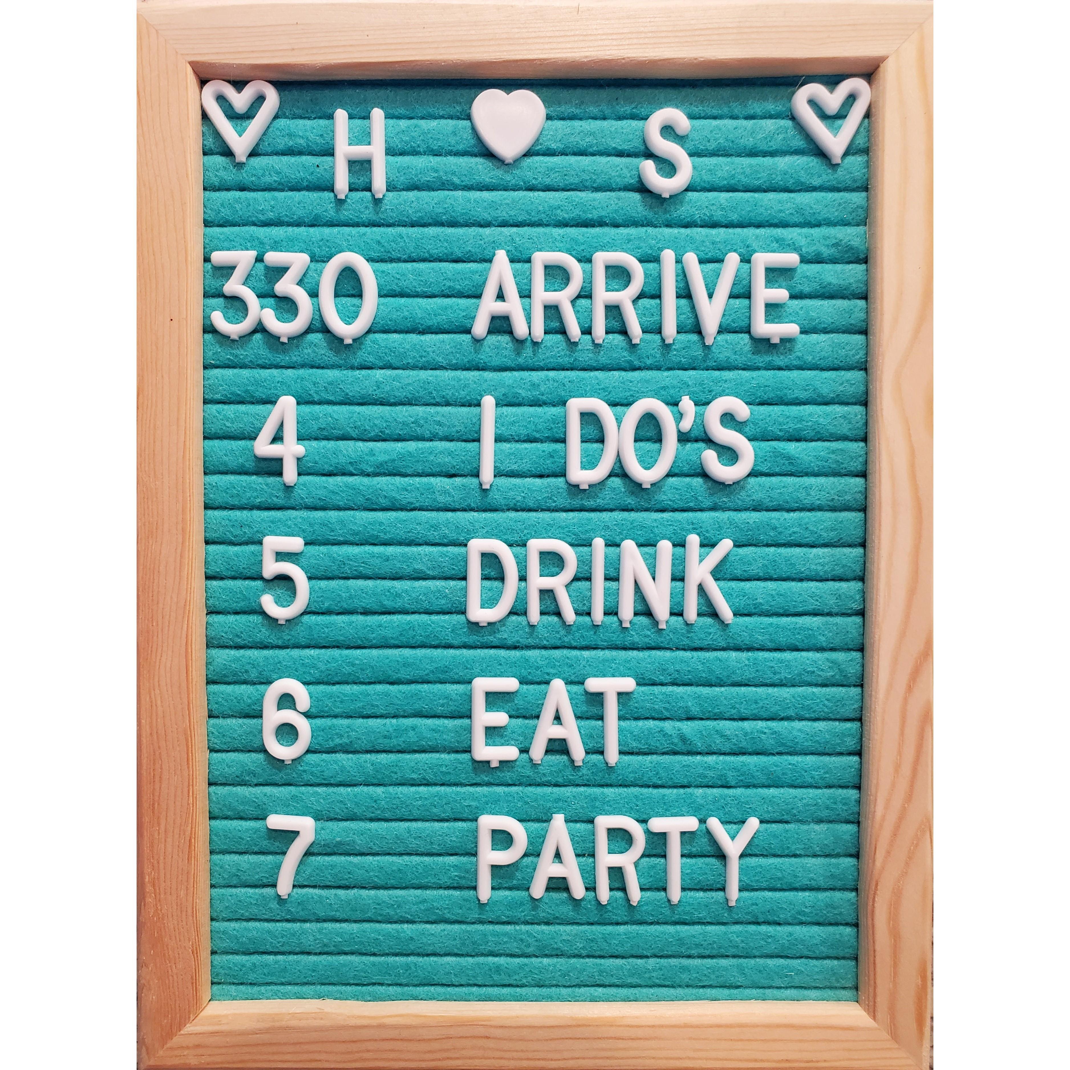 Virtual Wedding Schedule- 4/25/21