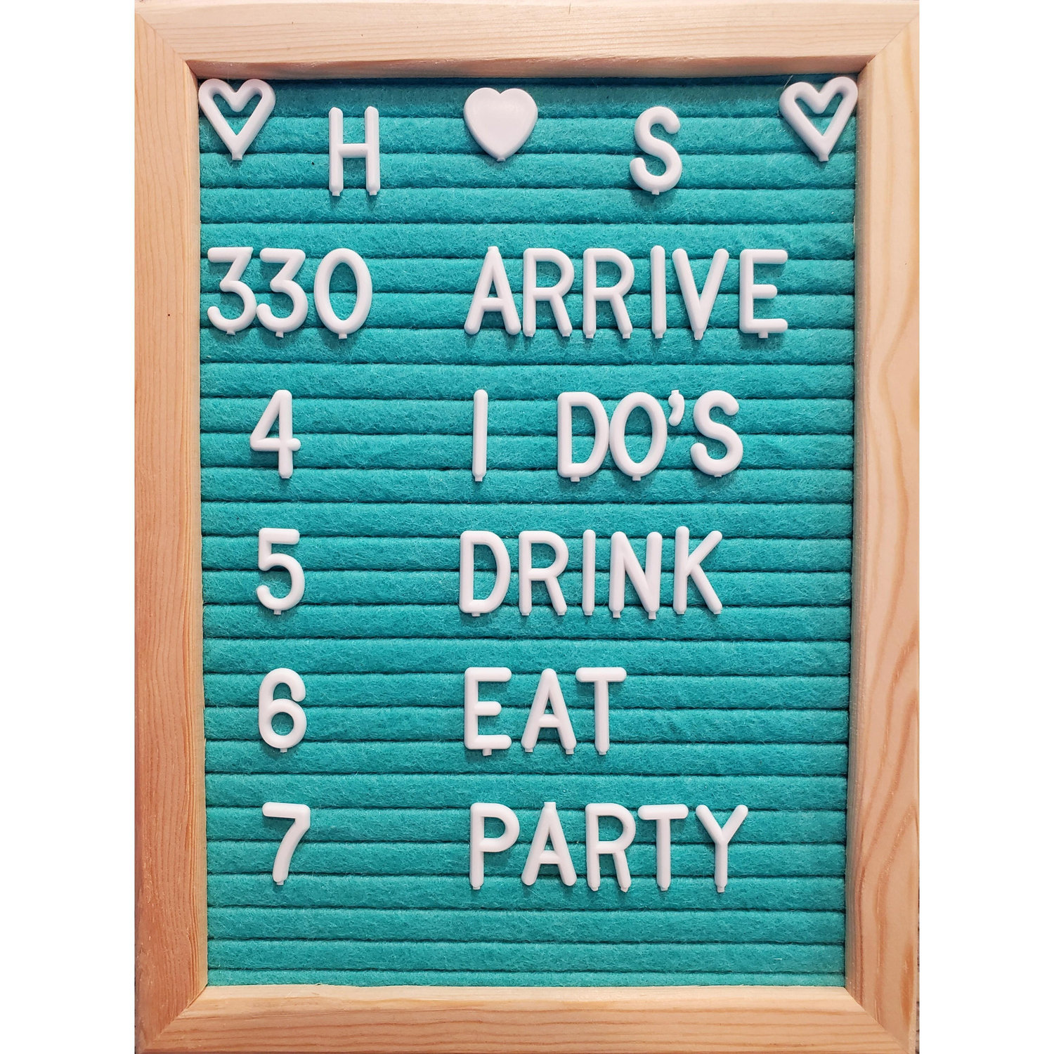 Virtual Wedding Schedule- 4/25/21