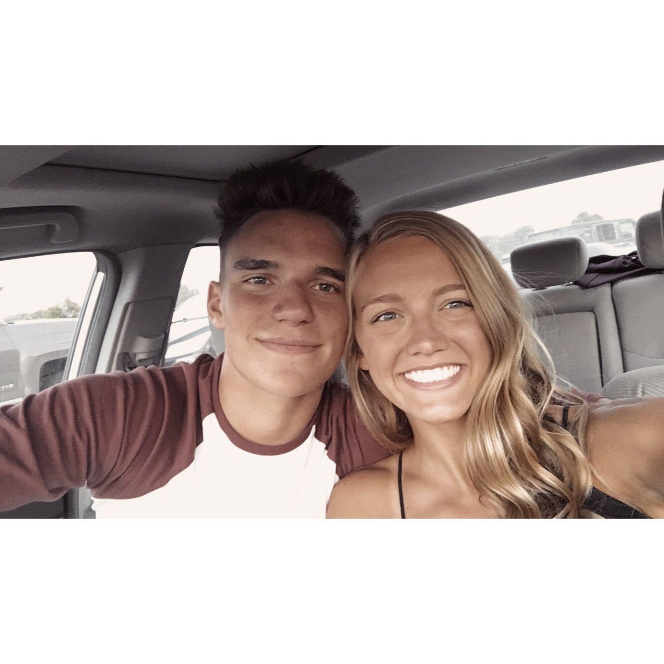 We soaked up lots of time together after graduation before I moved to Kearney