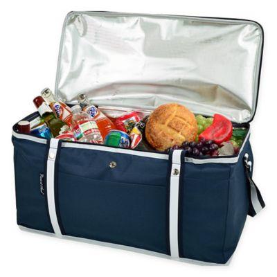 Picnic at Ascot Bold Collection 72-Can Folding Cooler in Navy