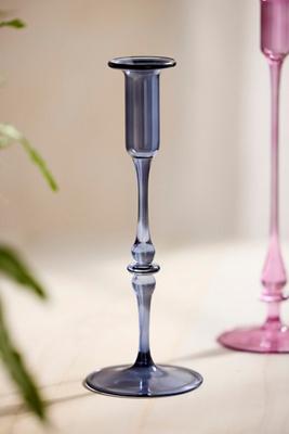 Egyptian Glass Spindle Taper Holder