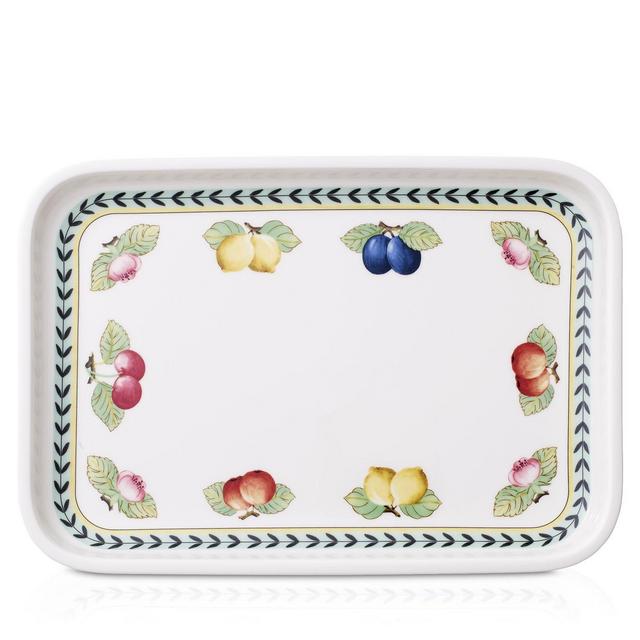 Villeroy & Boch French Garden Baking Rectangular 12.5" Serving Plate/Lid