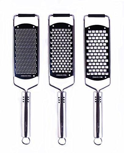Culina Professional Stainless Steel Hand-held Graters - Set of 3