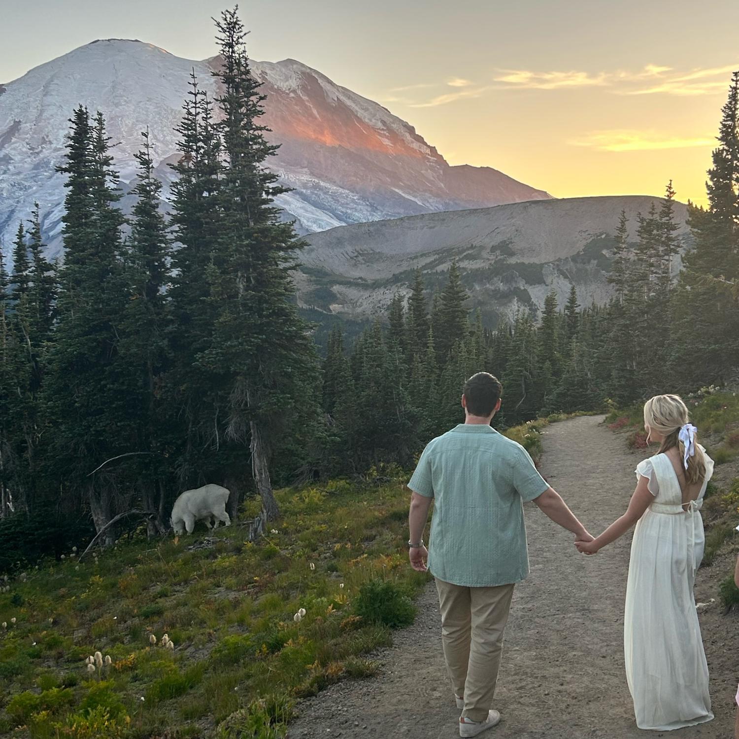 Behind the scenes of our engagement shoot!