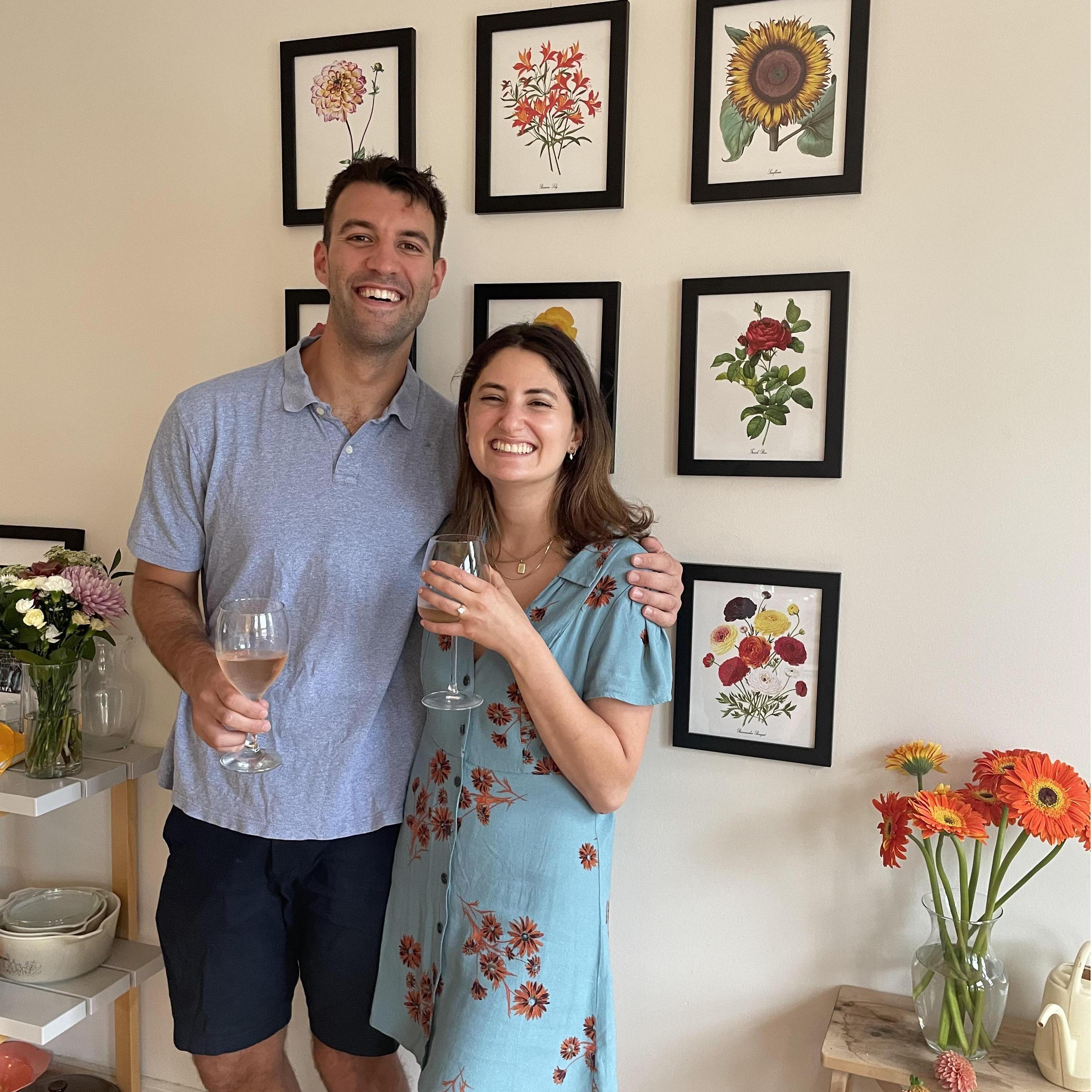 Celebrating our engagement!