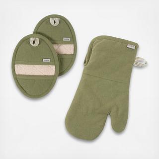 Rooted Sustainable Oven Mitt & Pot Grabbers Set