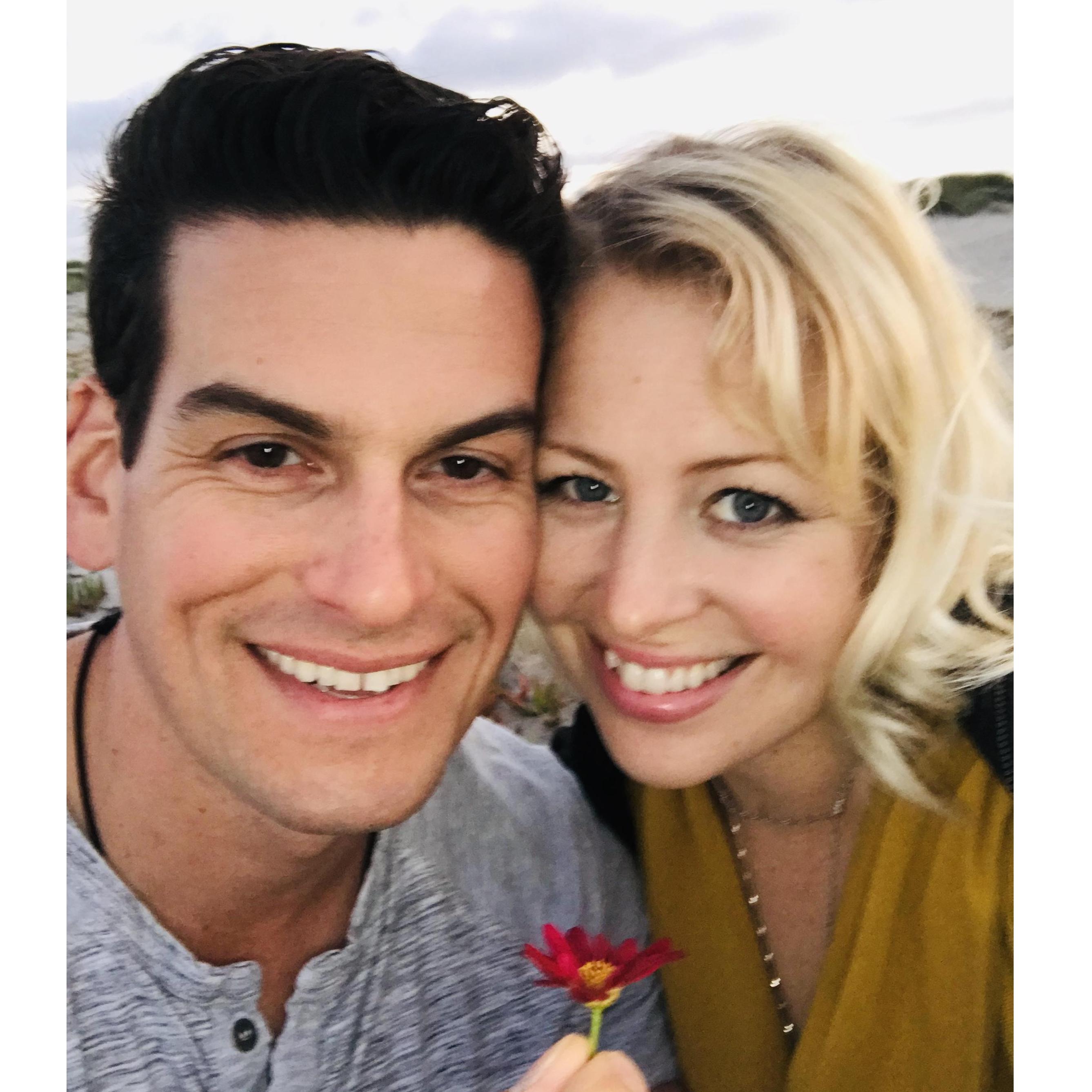 Reliving our first date- A long walk on Coronado Island.