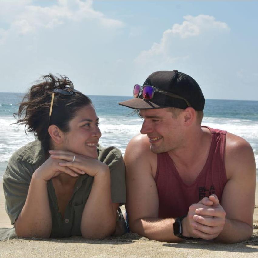 Our friend gave us an impromptu mini photo session after releasing turtles in Huatulco, Mexico.