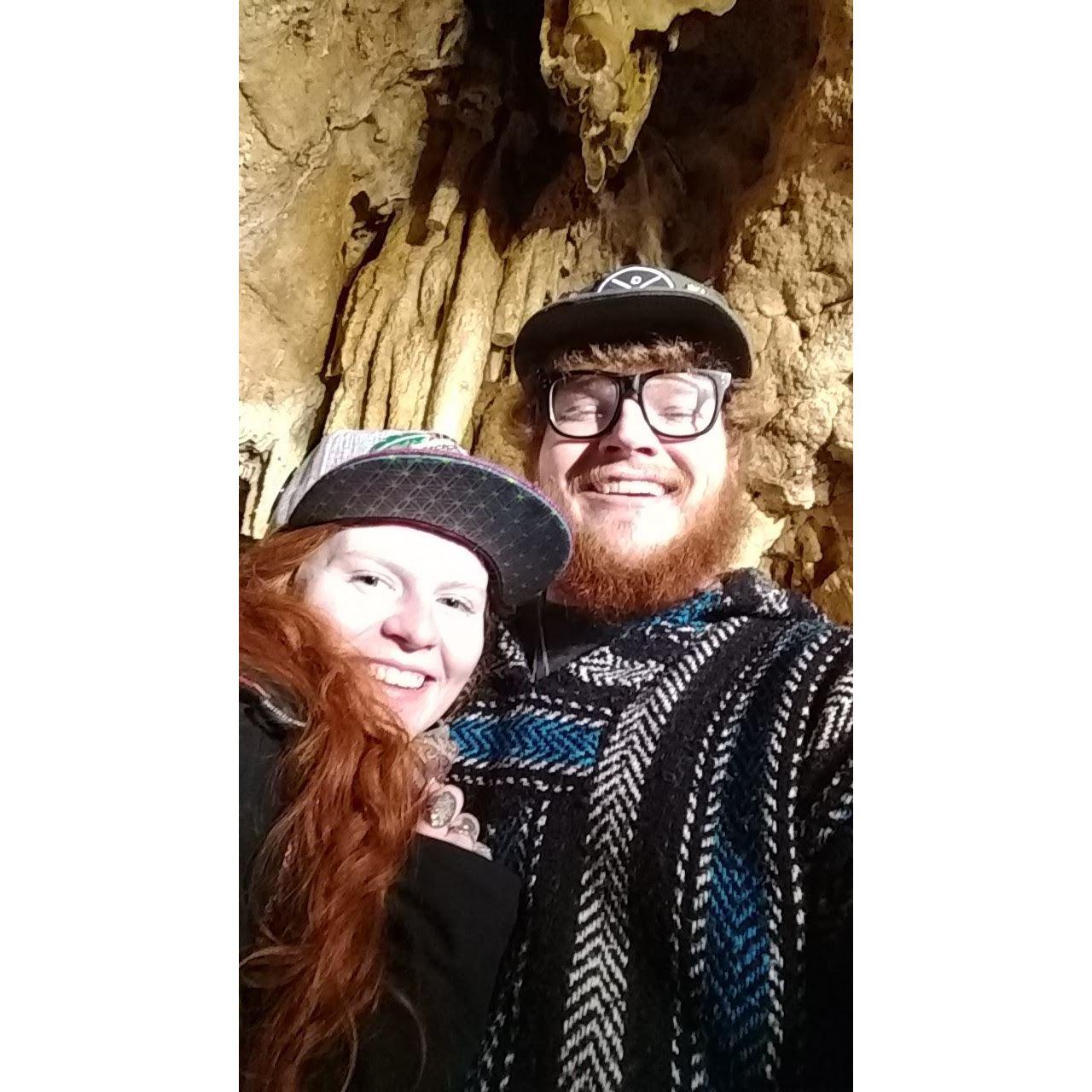 Our first Valentines Day at Cave of the Mounds.