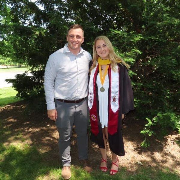 Amanda's college graduation - May 2019