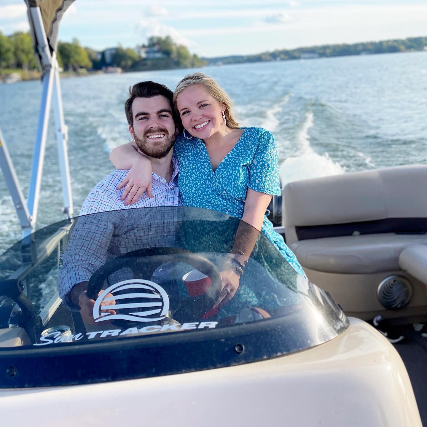It feels like we have spent the majority of our relationship on Lake Wylie, so it was the perfect place to get engaged.