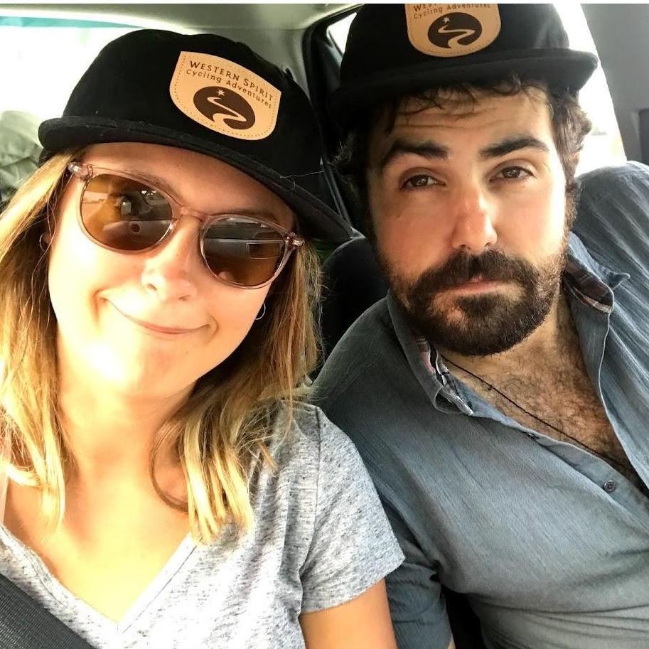 being goofs after a week-long backcountry mountain bike trip in Idaho!
