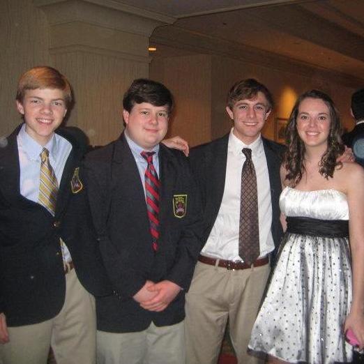 Who knew 10 years later we would be getting married and these guys would be our groomsmen?!