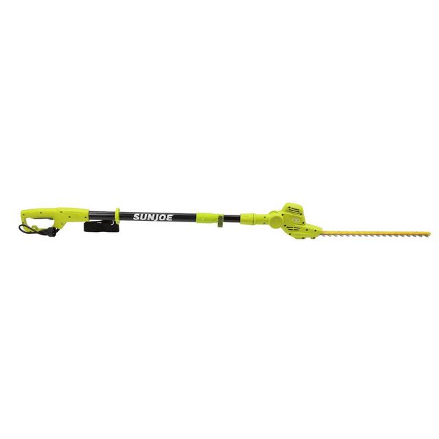 7.4' H 120V Electric Pole Hedge Trimmer - Green - Sun Joe
