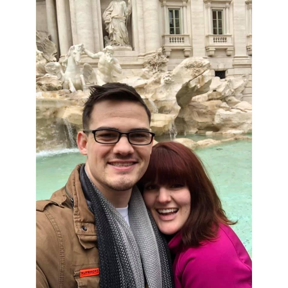 Visiting the Fontana di Trevi