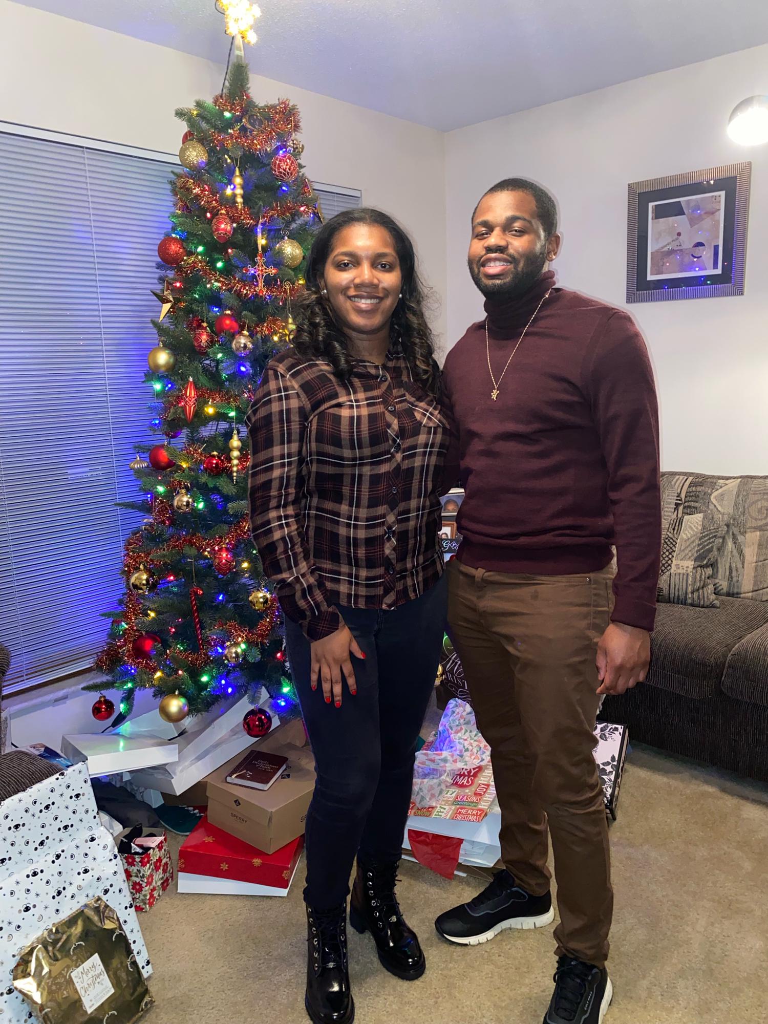 Last Christmas as Mr and Miss.