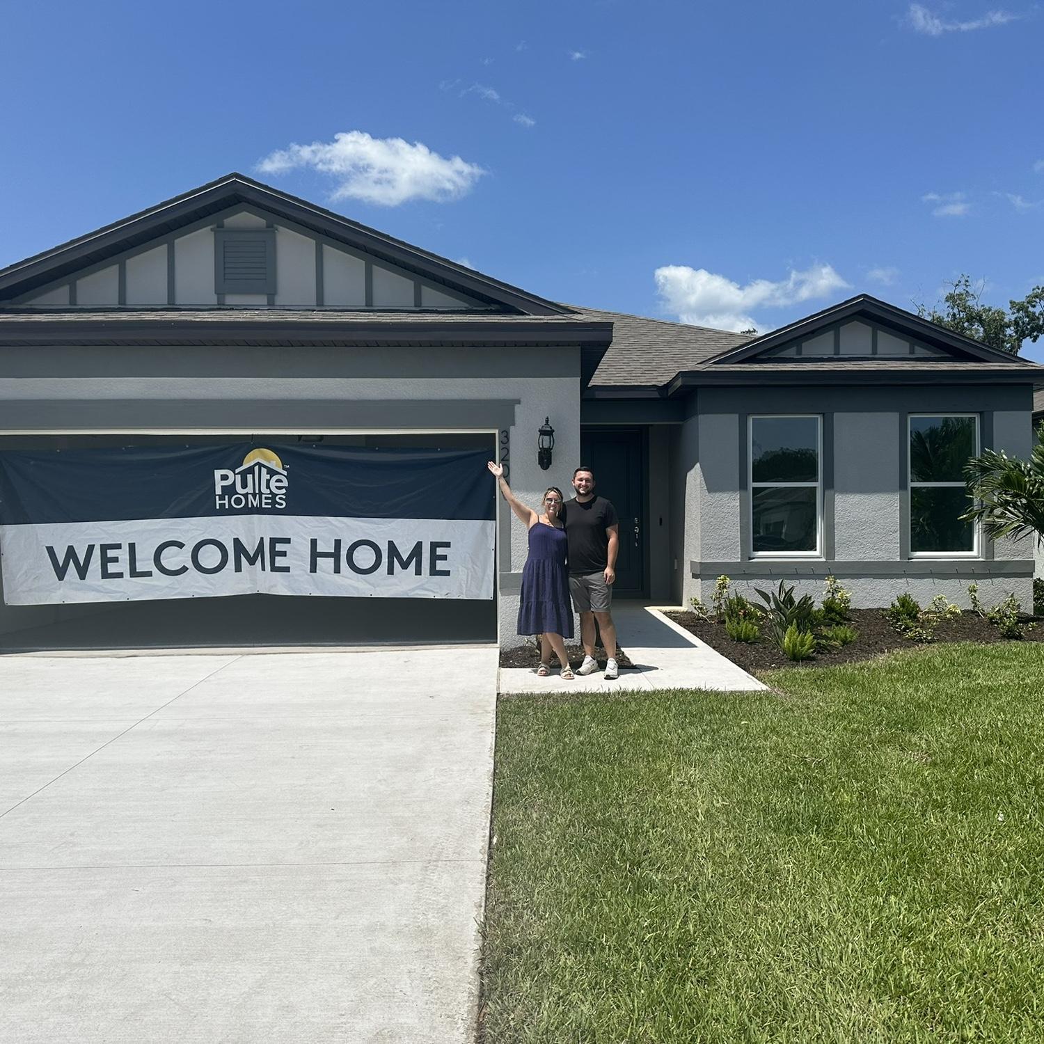 The day we closed on our home!