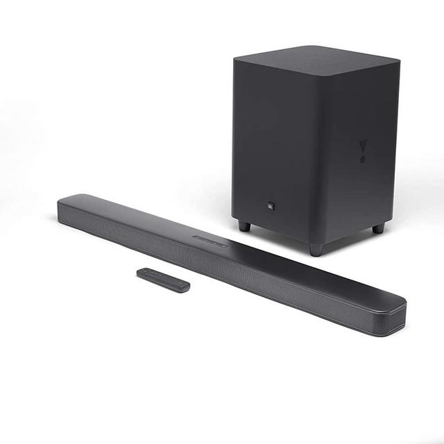 "JBL Bar 5.1 - Soundbar with Built-in Virtual Surround, 4K and 10"" Wireless Subwoofer (2019 Model)", black (JBL2GBAR51IMBLKAM)