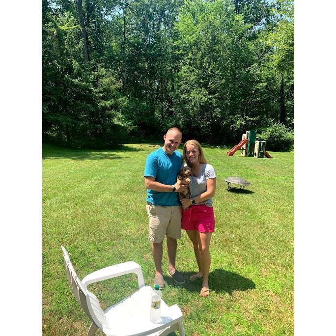 The first day we got Cooper! 7/2/2020