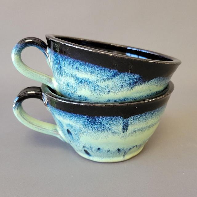 Set of 2 Deep Sides Chowder Bowls Soup...