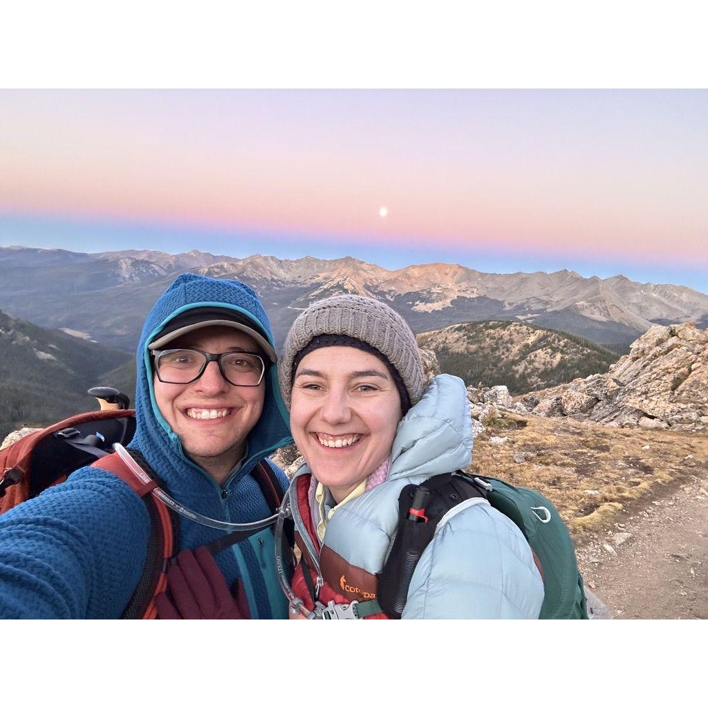 Our sunrise hike up Mt Ida!