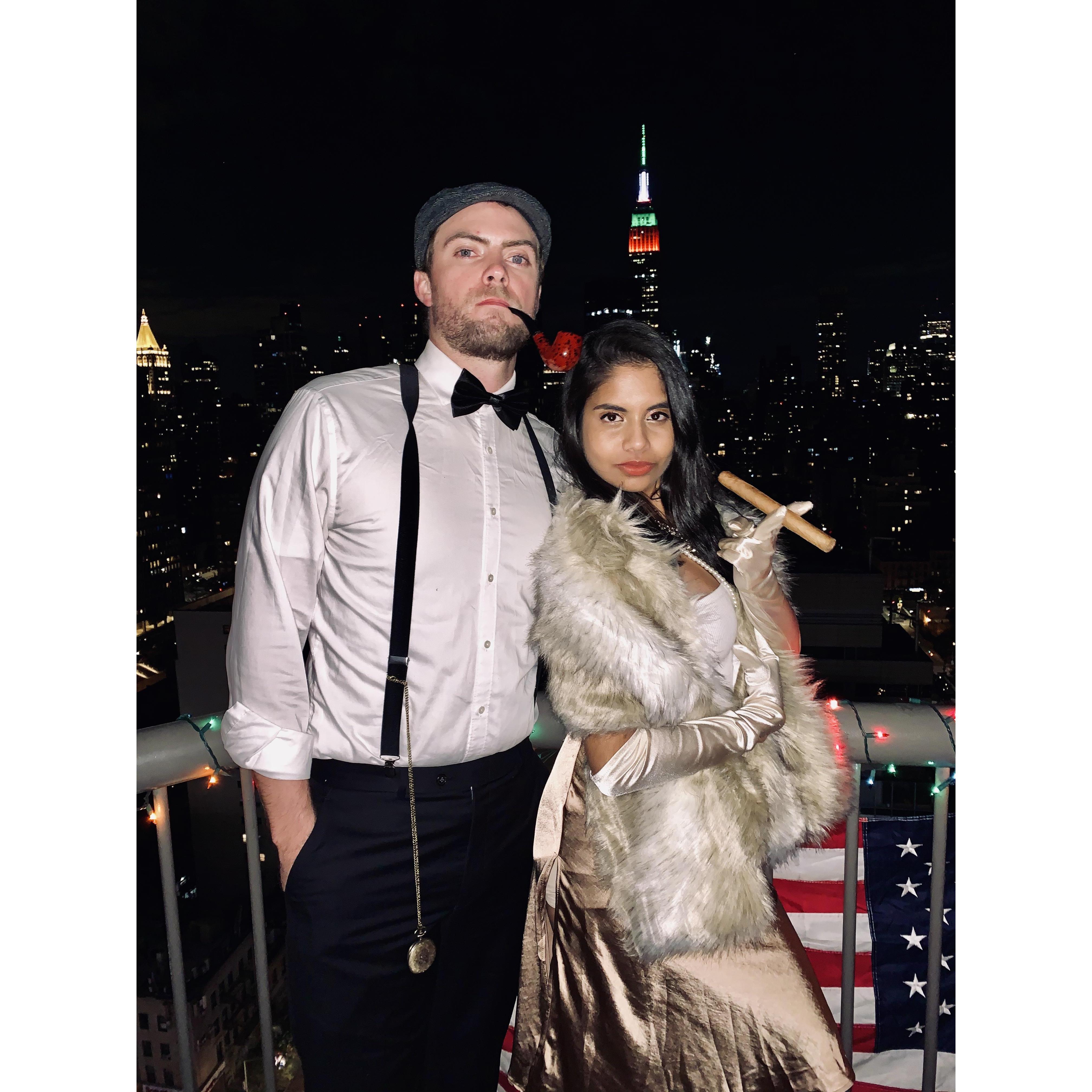 October 2020: Halloween in NYC! We dressed up as the Peaky Blinders!