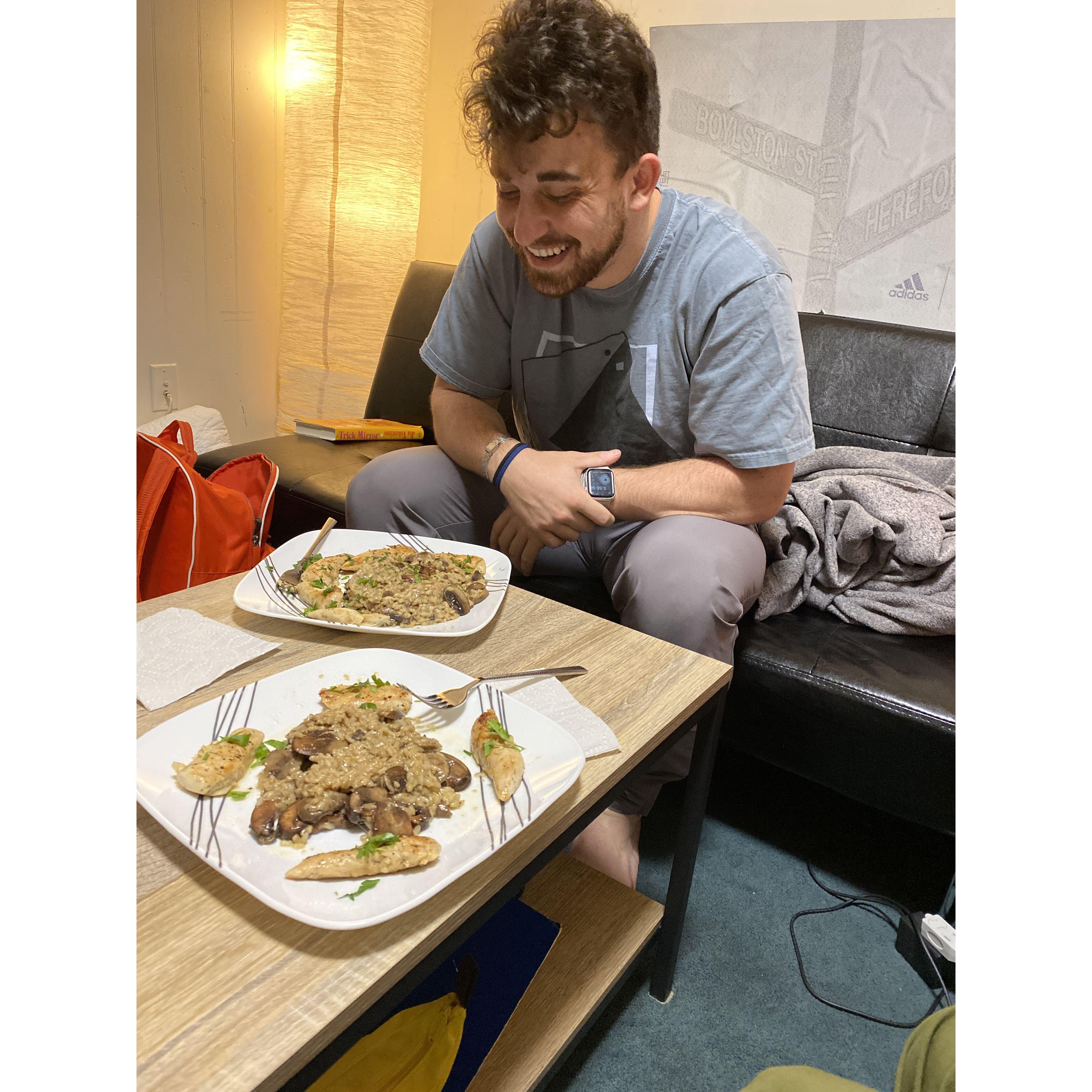 April 2020 - one of many covid date nights!