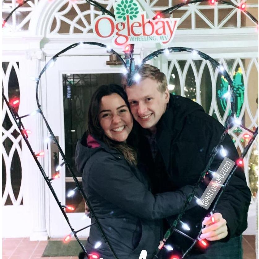 Early celebration of the holiday viewing Christmas lights!