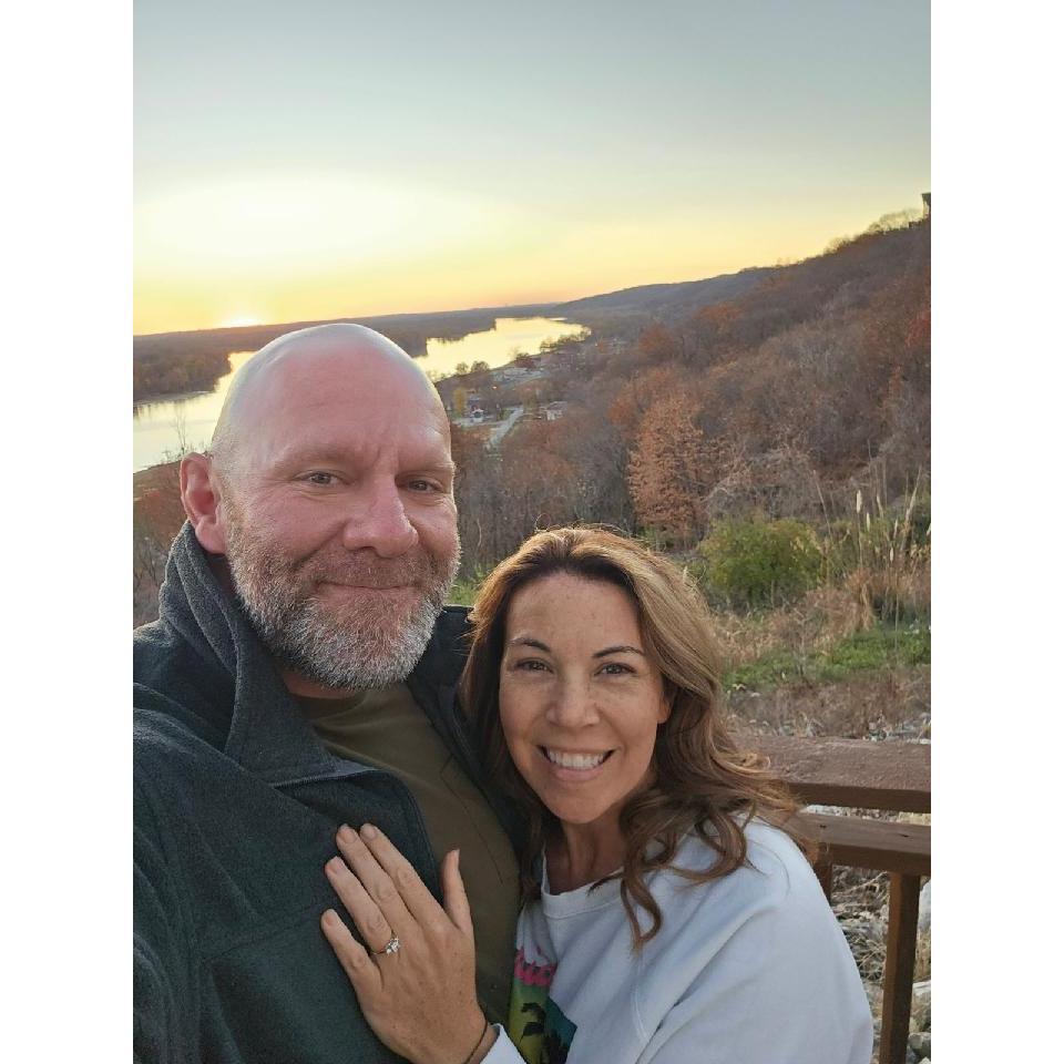 Engaged 18 Nov. 2023 in Grafton Illinois.